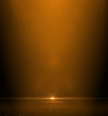 Lüks altın sahne ödülü ışık efekti