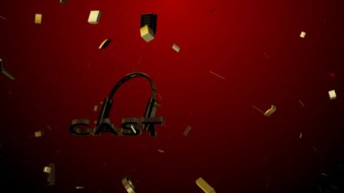 podcast logo kırıcı etkisi yeşil ekran arkaplanı