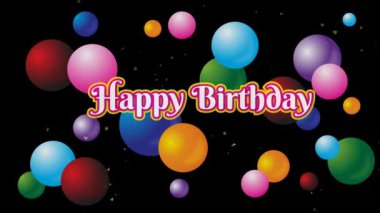 Mutlu yıllar metin efekti renkli arkaplan