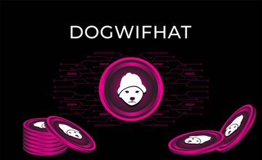 köpek eşleri simge para değişimi illüstrasyon arka planı