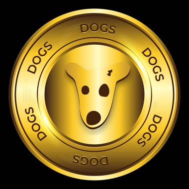 Lüks altın köpekler kripto para eder.