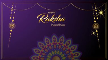 Mutlu raksha bandhan mandala süs animasyon geçmişi