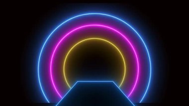 Parlak ışık efektli soyut arkaplan