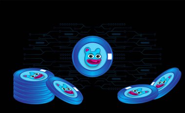Brett Token Para Takas İllüstrasyonu