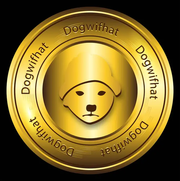 Altın sikke köpek şapkası sembolü