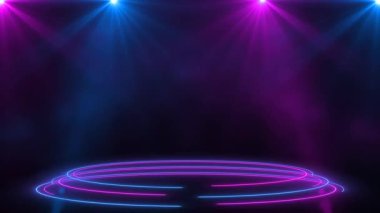 sahne ışıkları canlandırma yeşil ekran arkaplanı