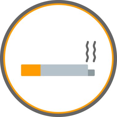 Sigara simgesinin vektör illüstrasyonu