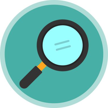 Arama Simgesi - Büyütme Cam Vektörü, Tasarım, Sunum, Web Sitesi veya Uygulamalar İçin İmza ve Sembol.