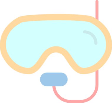 Gözlük. Web simgesi basit illüstrasyon