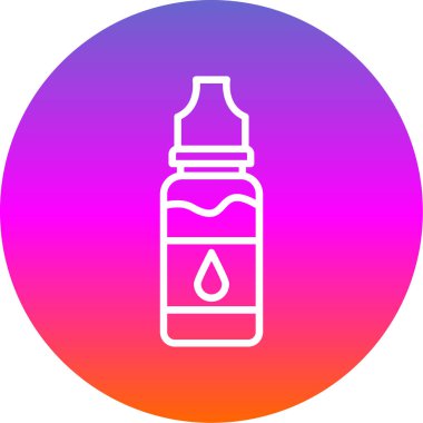 Şişe. Web simgesi basit illüstrasyon