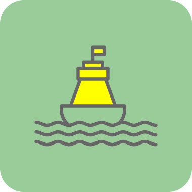 Simge vektör çizim şamandıra 