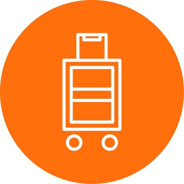 Bavul 'un basit bir çizimi 