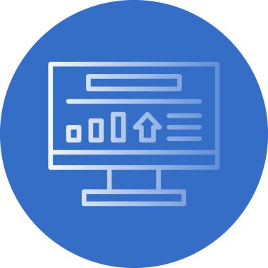 seo modern simgesinin vektör illüstrasyonu