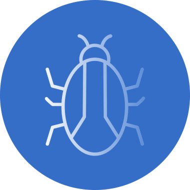 Böcek, böcek ya da antivirüs işareti. Web tasarımı ve mobil tasarım