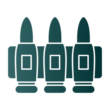 Roket vektör simgesi. Tarz yeşil bir ikondur. Beyaz renk mavi, gri arkaplan.