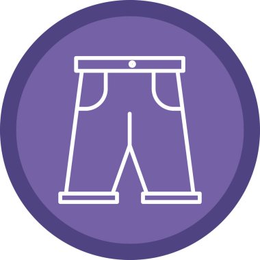 Kısa simge, illüstrasyon basit tasarım