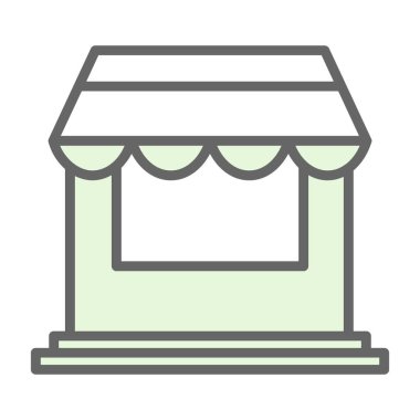 Basit depolama simgesi, vektör illüstrasyon tasarımı