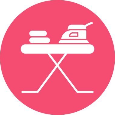 Demir tahta simgesi, vektör illüstrasyonu basit tasarım