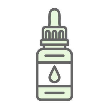 Aşı şişesi vektör simgesi