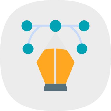 Ağ bağlantısı düz simgesi