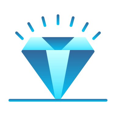 Elmas düz simge, vektör illüstrasyon tasarımı