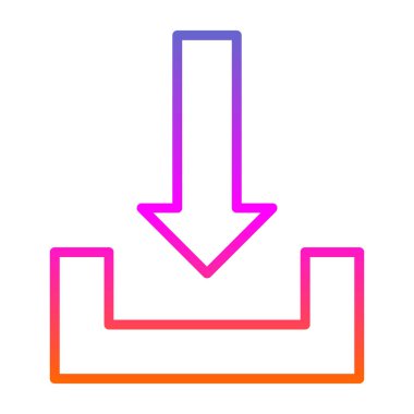 İndir. Web simgesi basit illüstrasyon
