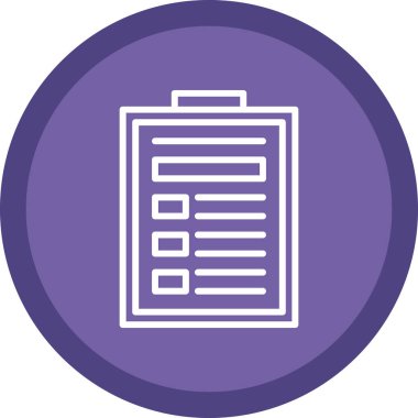 Belge. Web simgesi basit illüstrasyon 