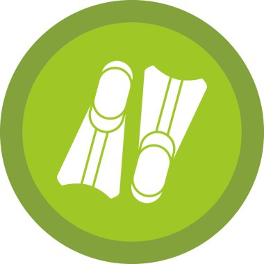 İki palet simgesi, vektör illüstrasyonu