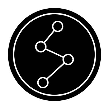 Vektör Seo simgesinde Trendy bir görünüm...