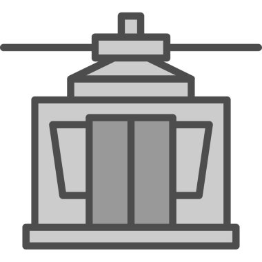 Yağ pompası ikonu. Web için pompa vektör simgelerinin özet çizimi