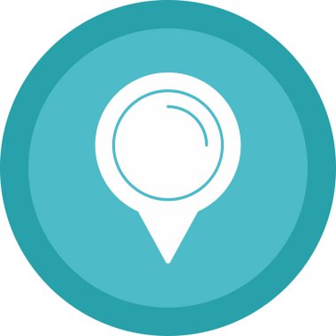 konum pin simgesi, basit vektör illüstrasyon tasarımı