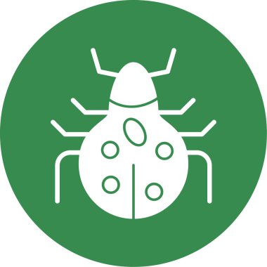 Böcek. Web simgesi basit illüstrasyon 