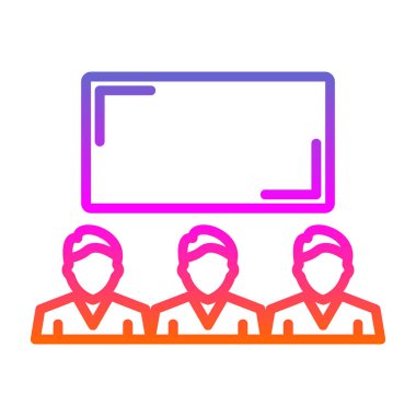 İş simgesinin vektör illüstrasyonu