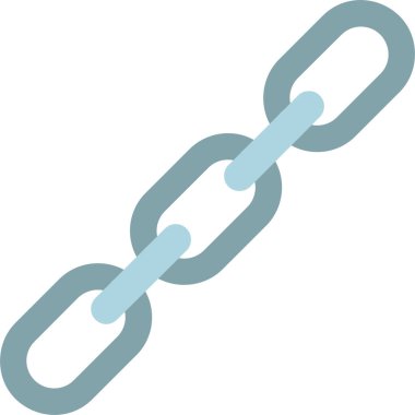 Zincir simgesi, vektör illüstrasyonu