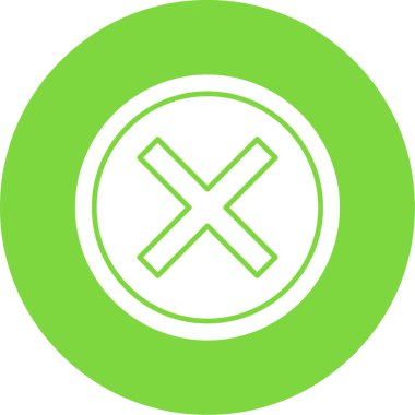 Simge işaret sembolü tasarımını sil