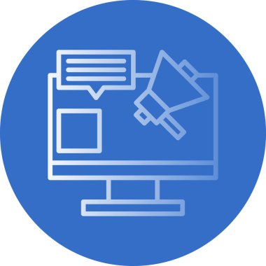 seo modern simgesinin vektör illüstrasyonu