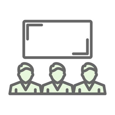 Modern b 'nin vektör illüstrasyonu insanların ikonundan yoksun