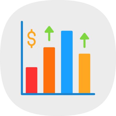Grafik düz vektör simgesi