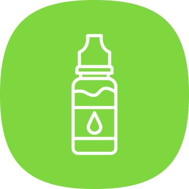 Şişe. Web simgesi basit illüstrasyon