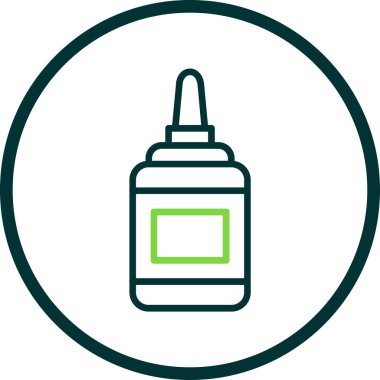 Hardal şişesinin vektör illüstrasyon simgesi 