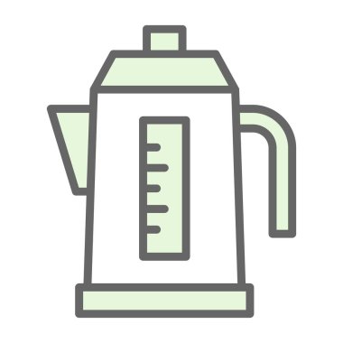 Mutfak kazanı simgesi vektör illüstrasyonu