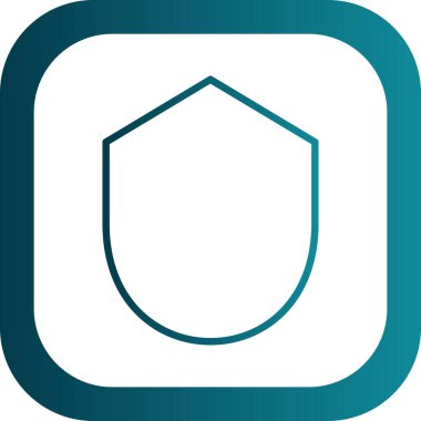 kalkan simgesi, vektör illüstrasyonu basit tasarım