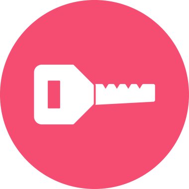 Anahtar simgesi vektör illüstrasyonu