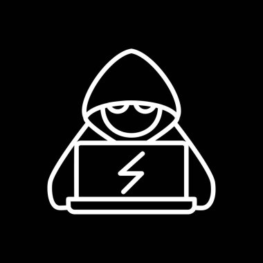 Kişisel koruma simgesinin vektör illüstrasyon simgesi