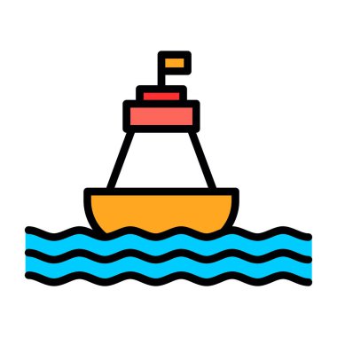 Simge vektör çizim şamandıra 