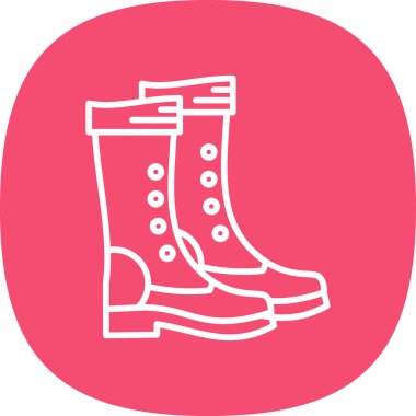 yürüyüş botları simgesi, vektör illüstrasyon tasarımı