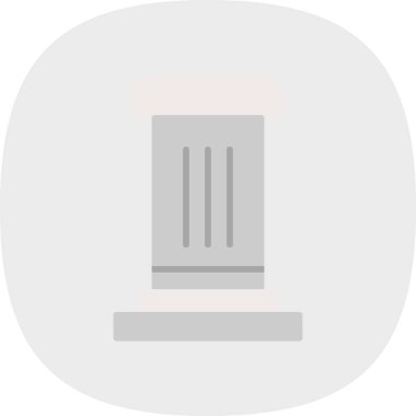 Sütun. Web simgesi basit illüstrasyon