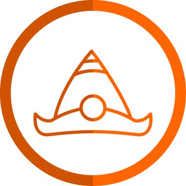 Modern bir simgenin vektör illüstrasyonu