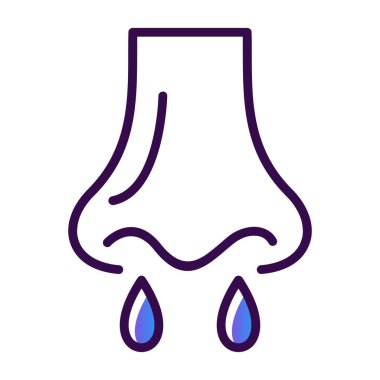 Mantar ikonu. Basit çizgi resimlemesi