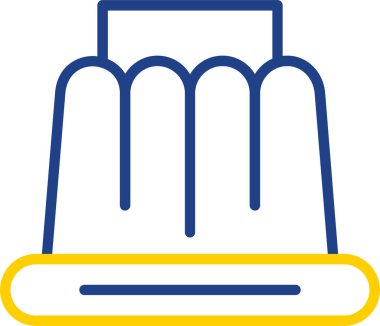 Boya Fırçası. Web simgesi basit illüstrasyon